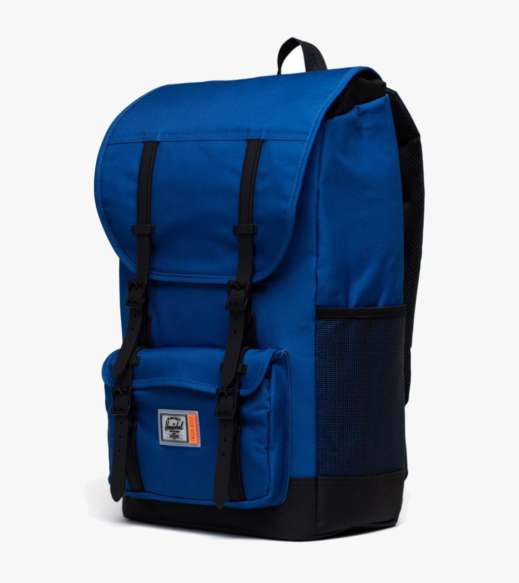 Blått Herschel little america pro