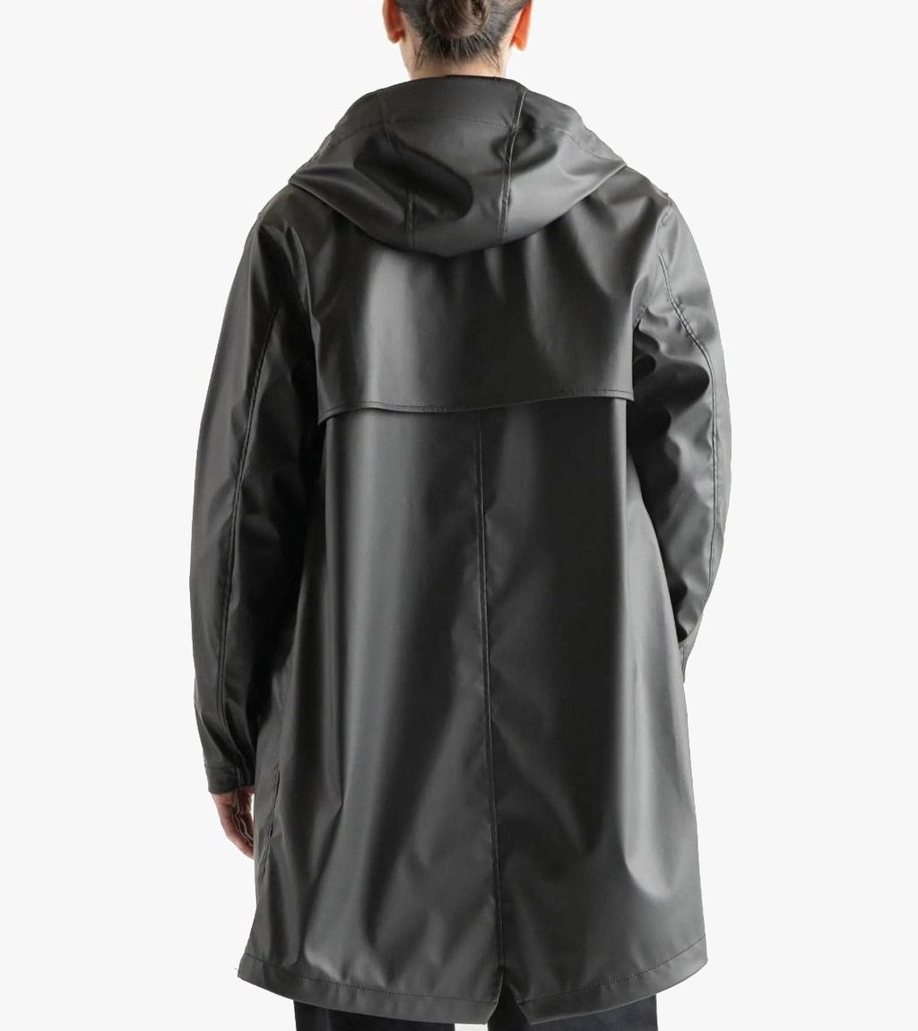Svart Long classic rain jacket women´s