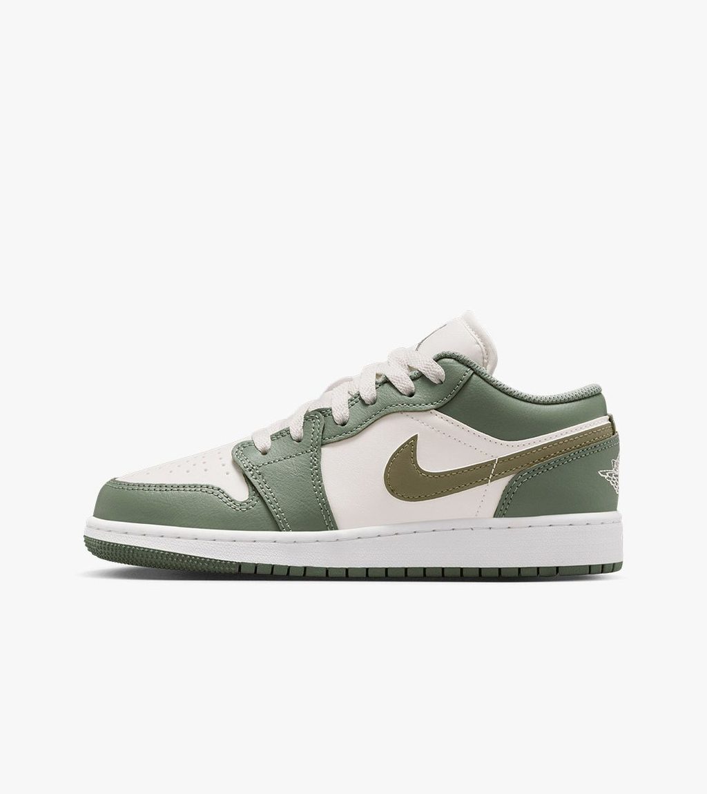 Vihreä AIR JORDAN 1 LOW (GS)