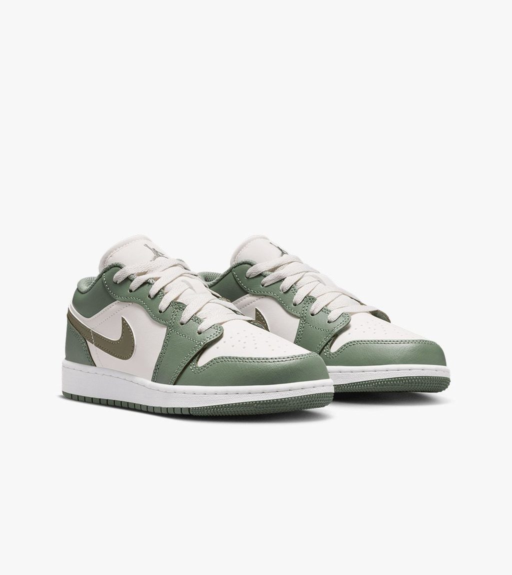 Vihreä AIR JORDAN 1 LOW (GS)