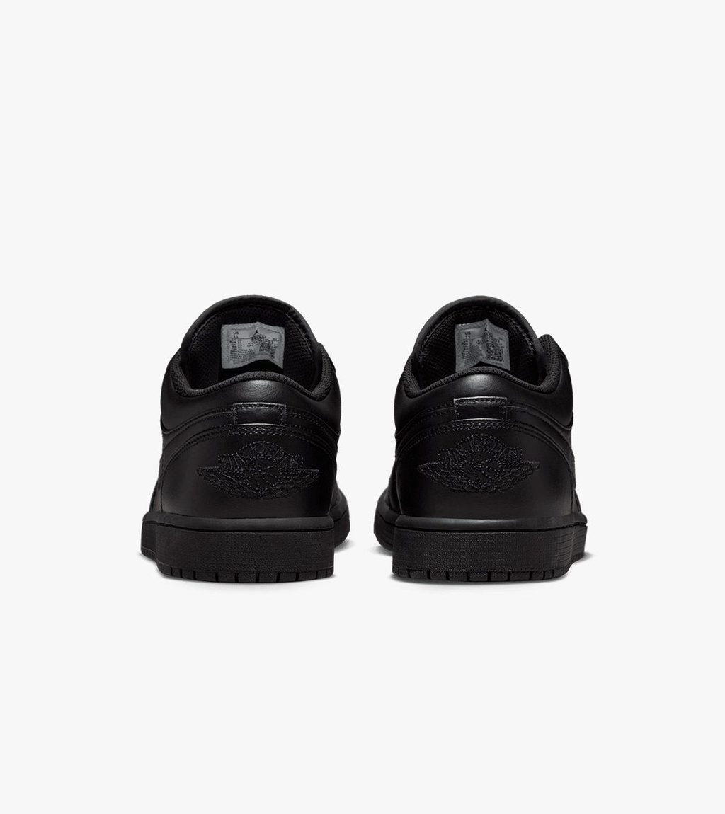 Svart Air jordan 1 low