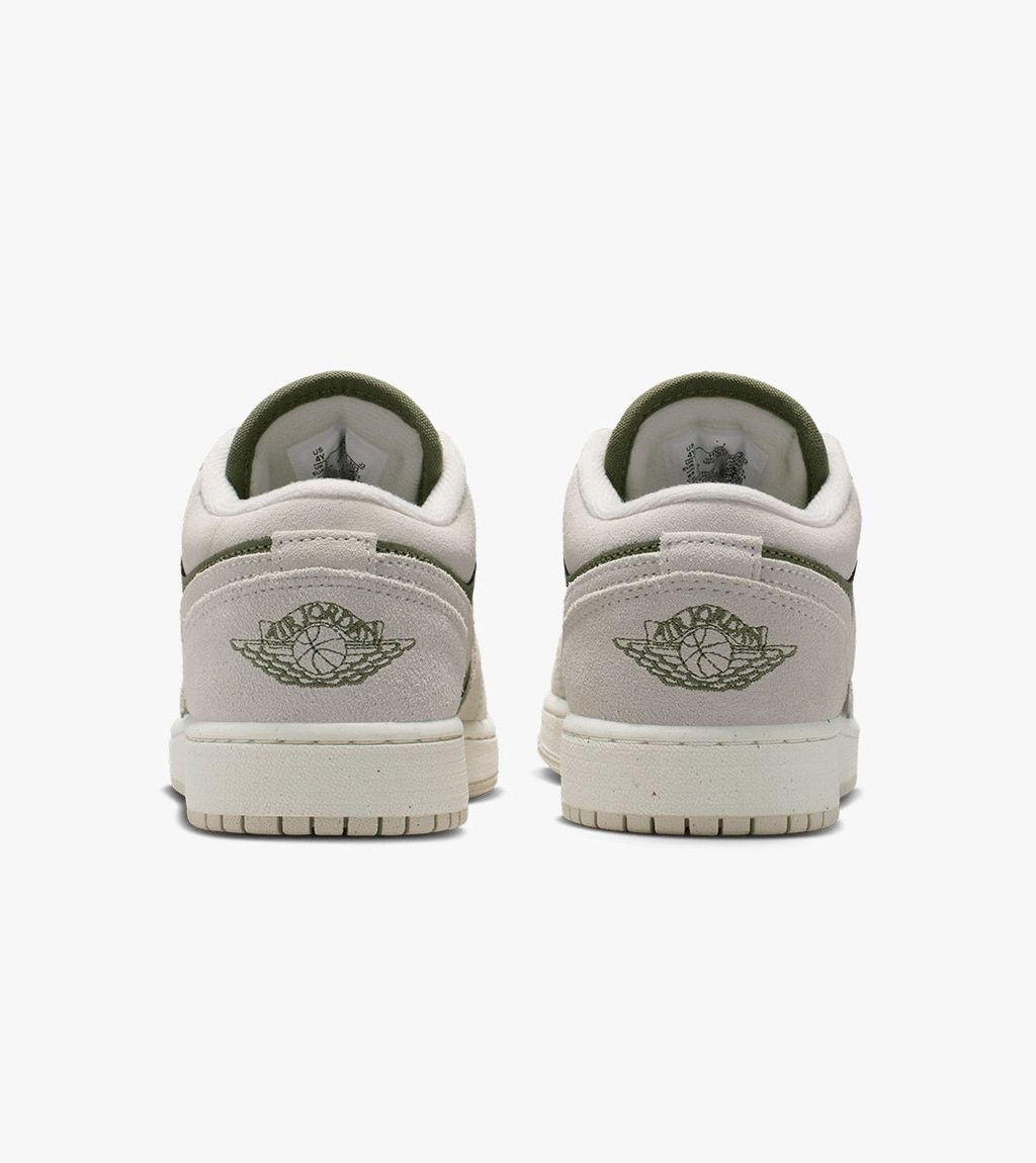 Zaļa AIR JORDAN 1 LOW SE GS