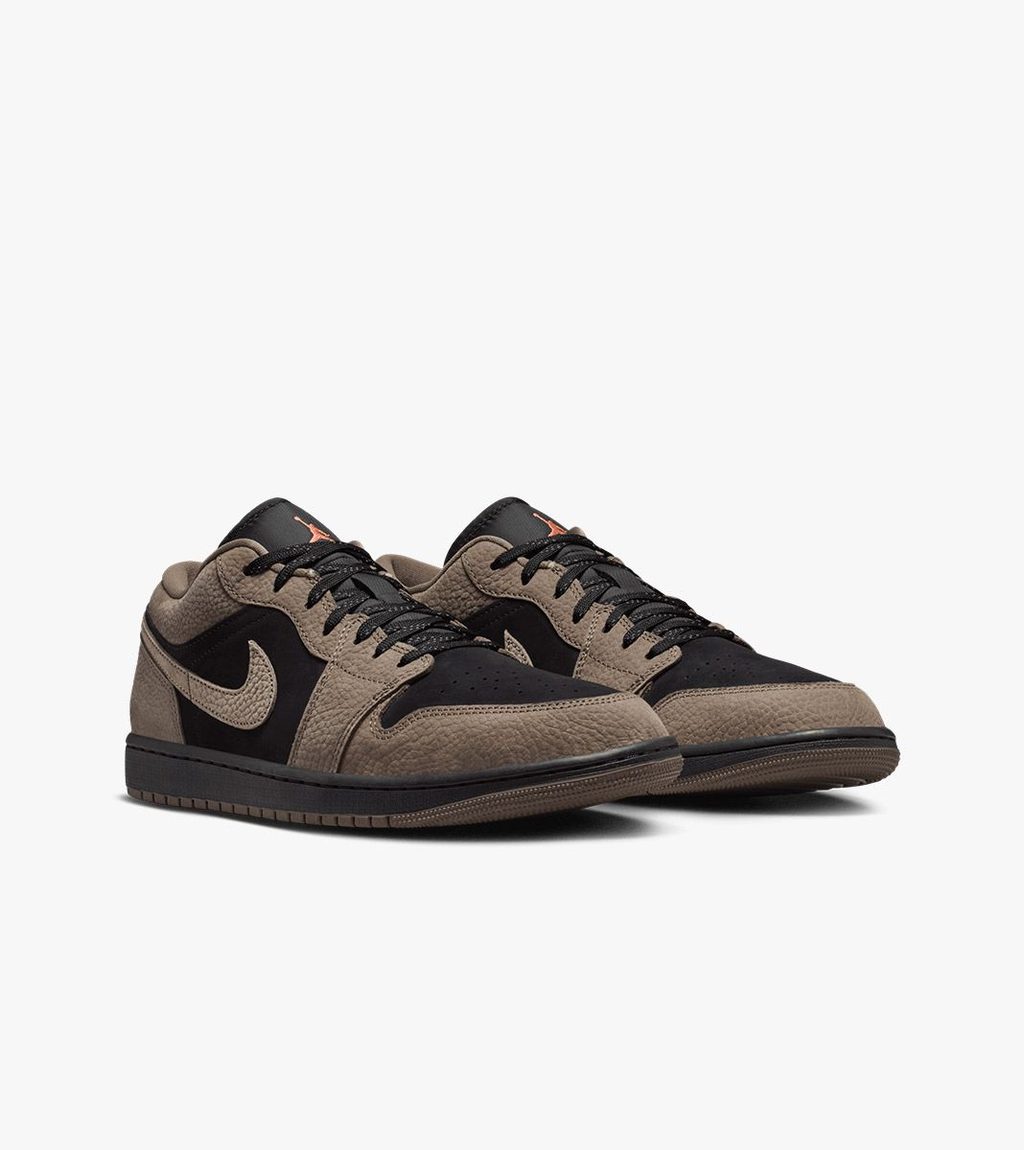 Svart Air jordan 1 low se