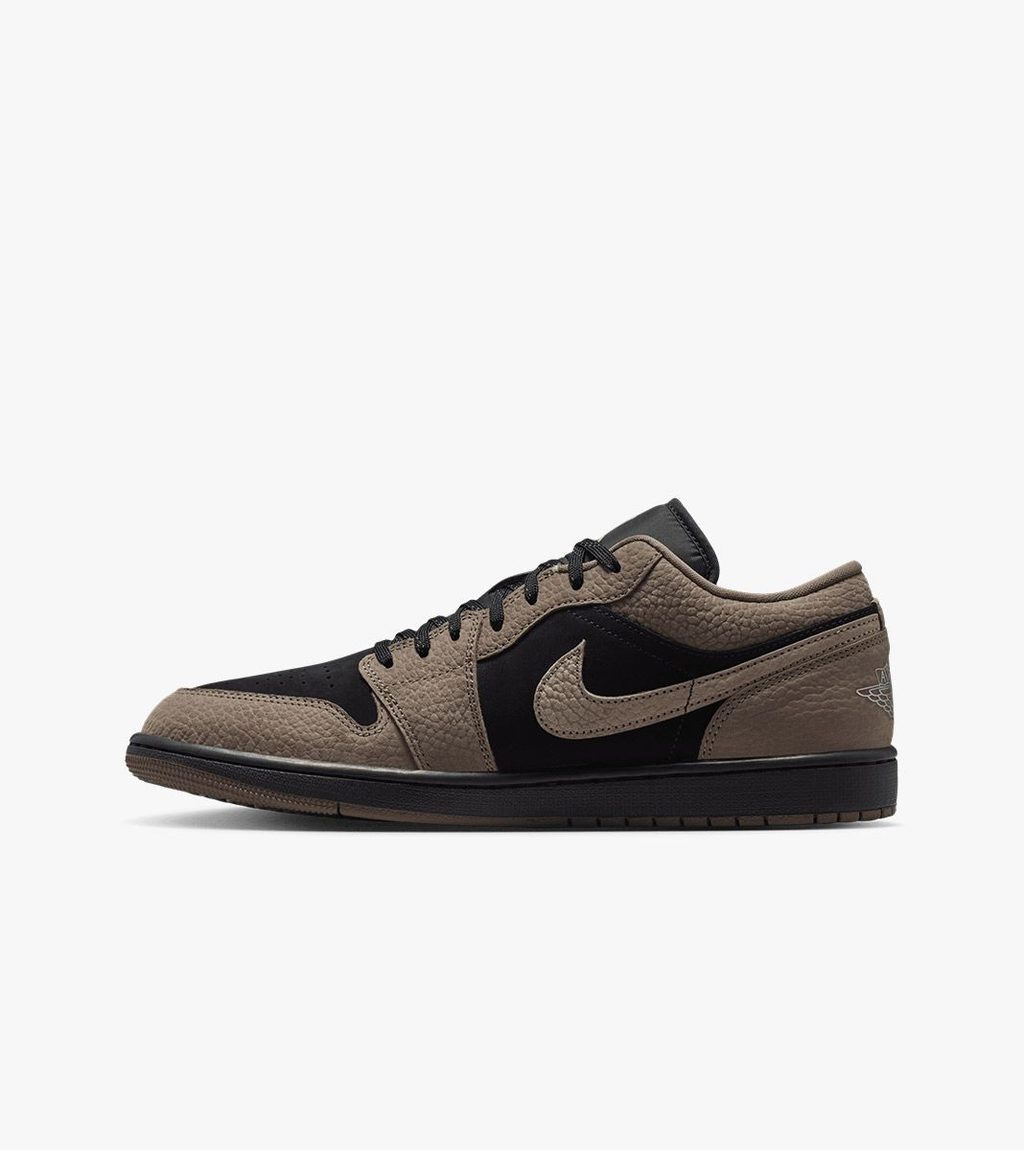 Svart Air jordan 1 low se