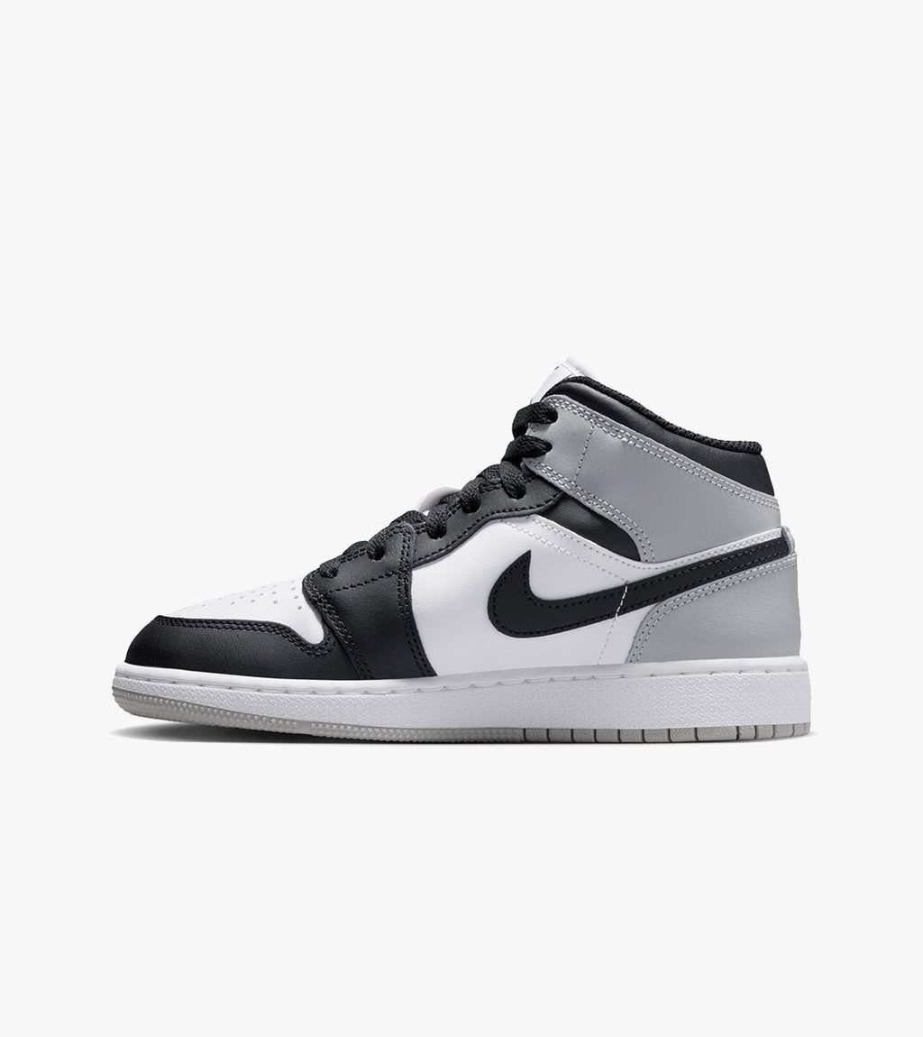 Vitt Air jordan 1 mid gs