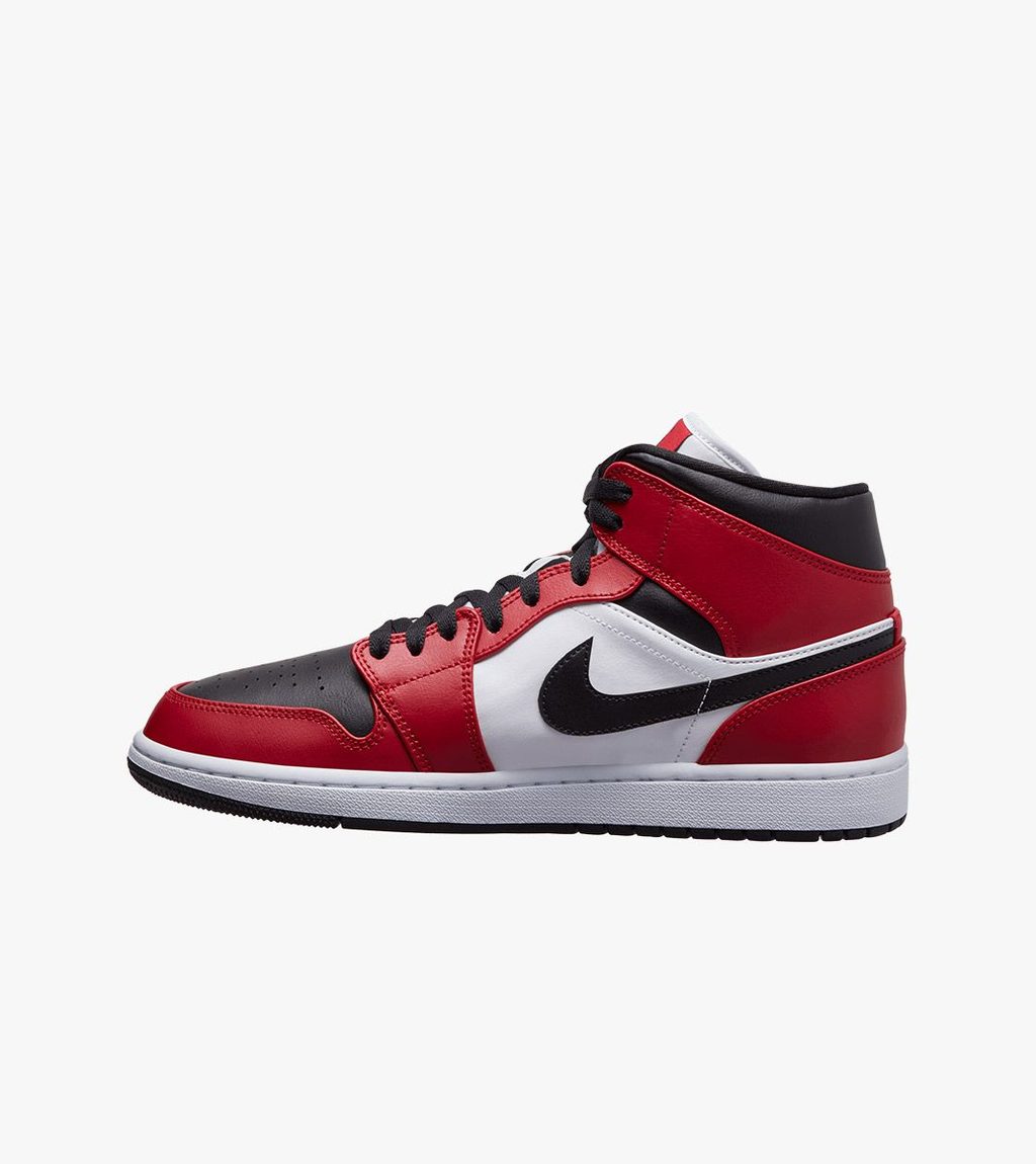 Raudona Air jordan 1 mid