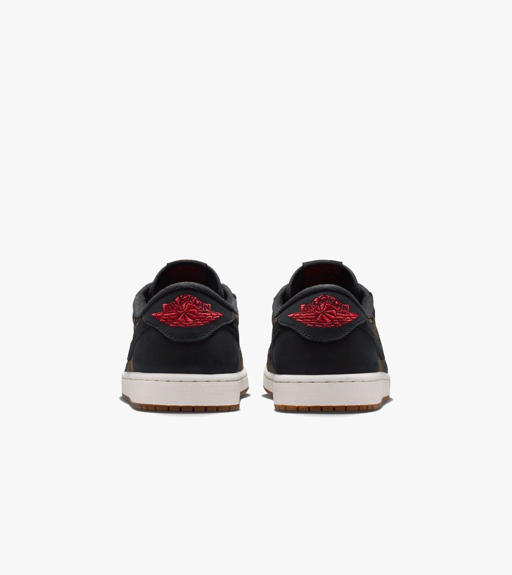 Black AIR JORDAN 1 RETRO LOW OG LS