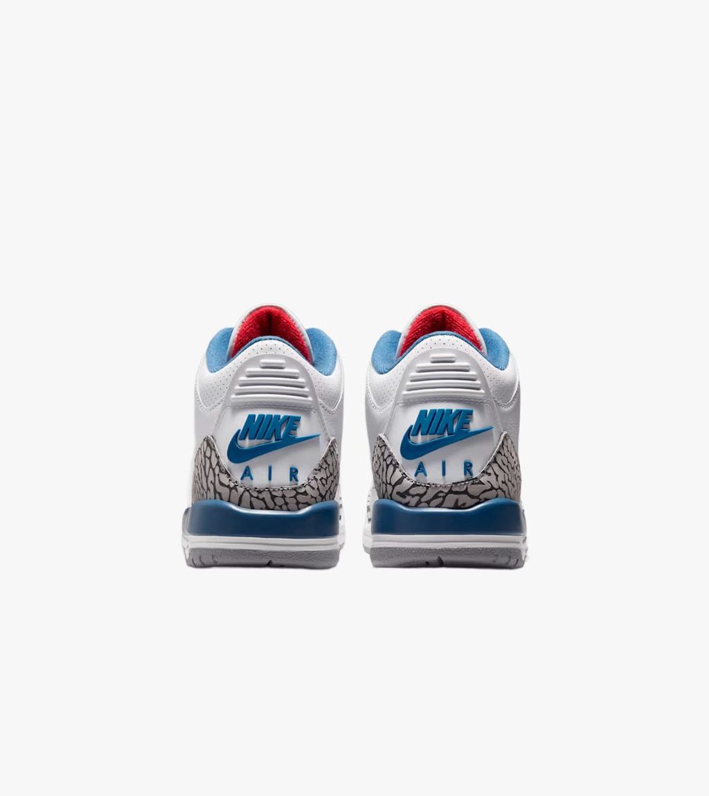 White AIR JORDAN 3 RETRO (GS)