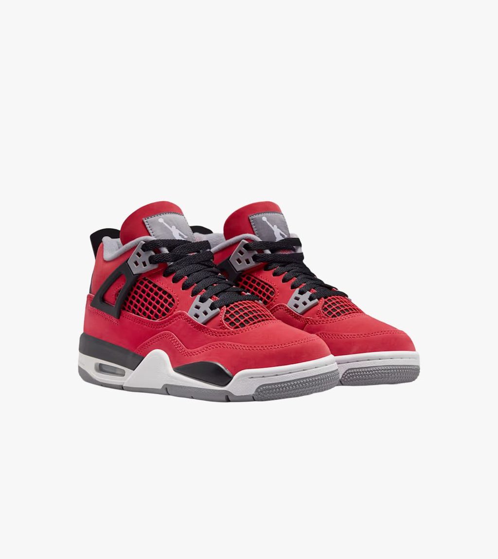 Red AIR JORDAN 4 RETRO GS