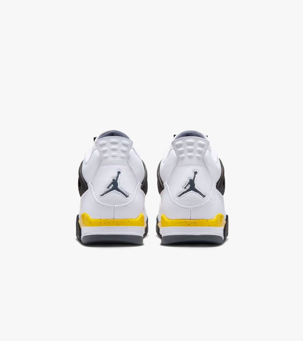Vitt Air jordan 4 retro