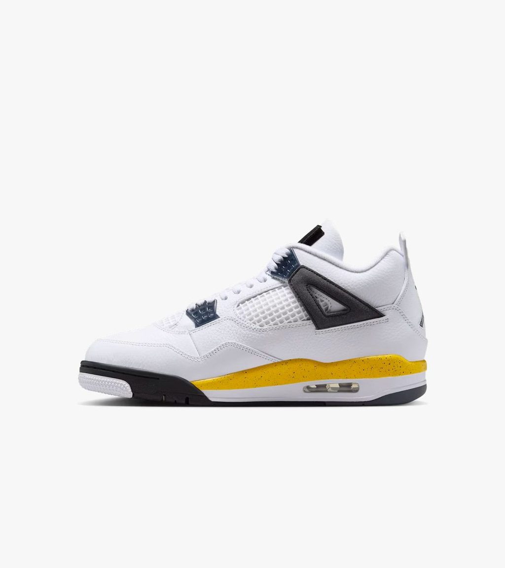 Vitt Air jordan 4 retro