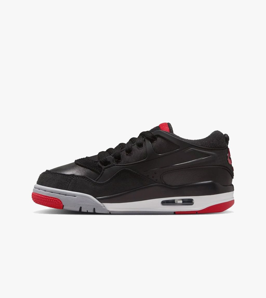 Black AIR JORDAN 4 RM GS