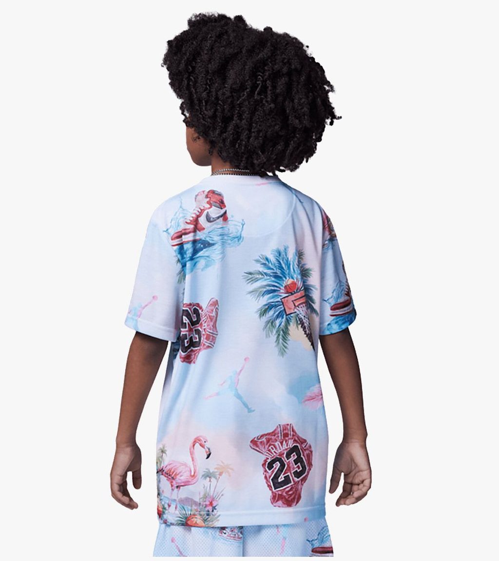 Valge Jdb jordan flamingo aop ss tee