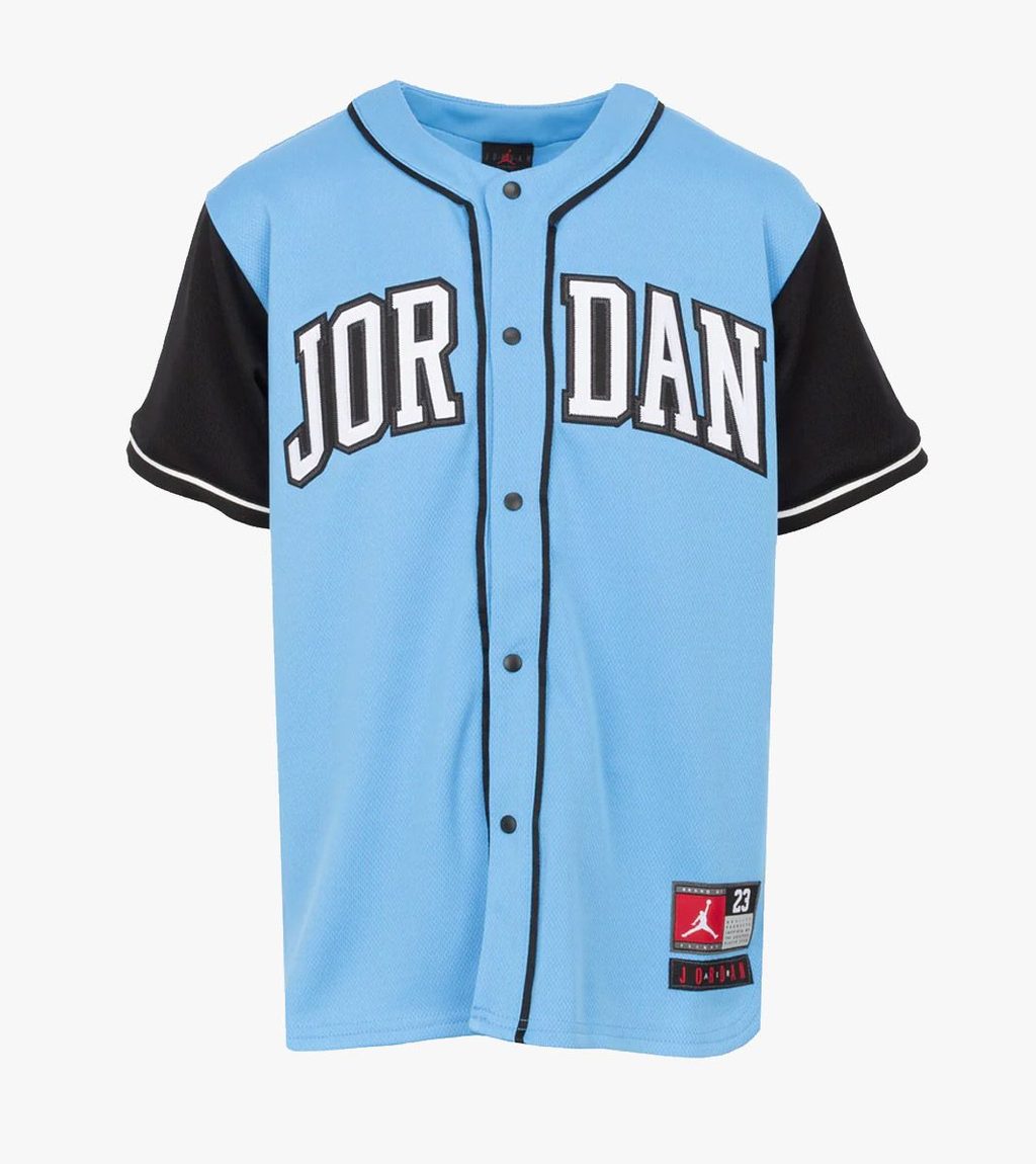 Blått Jdb jordan hbr baseball jersey