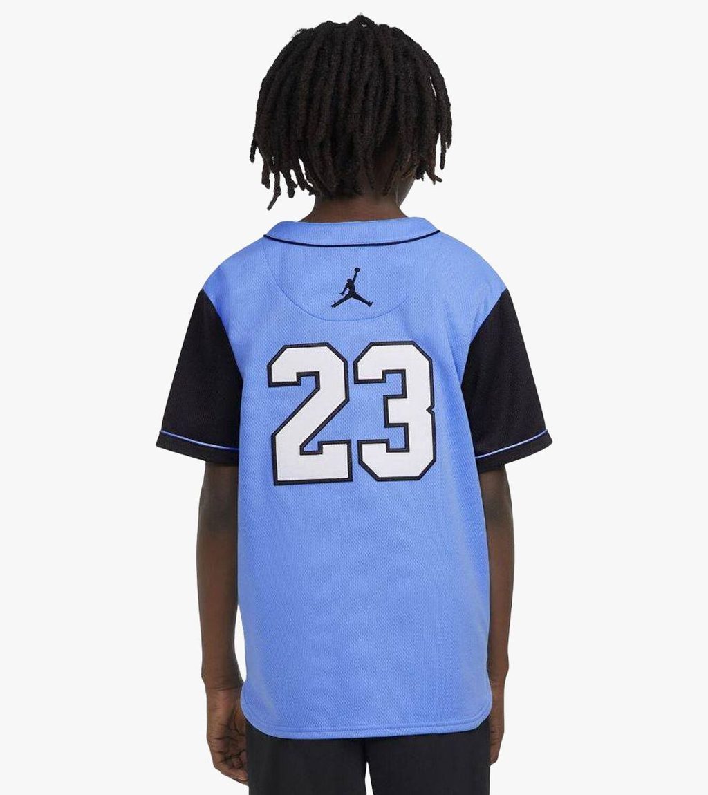 Blått Jdb jordan hbr baseball jersey