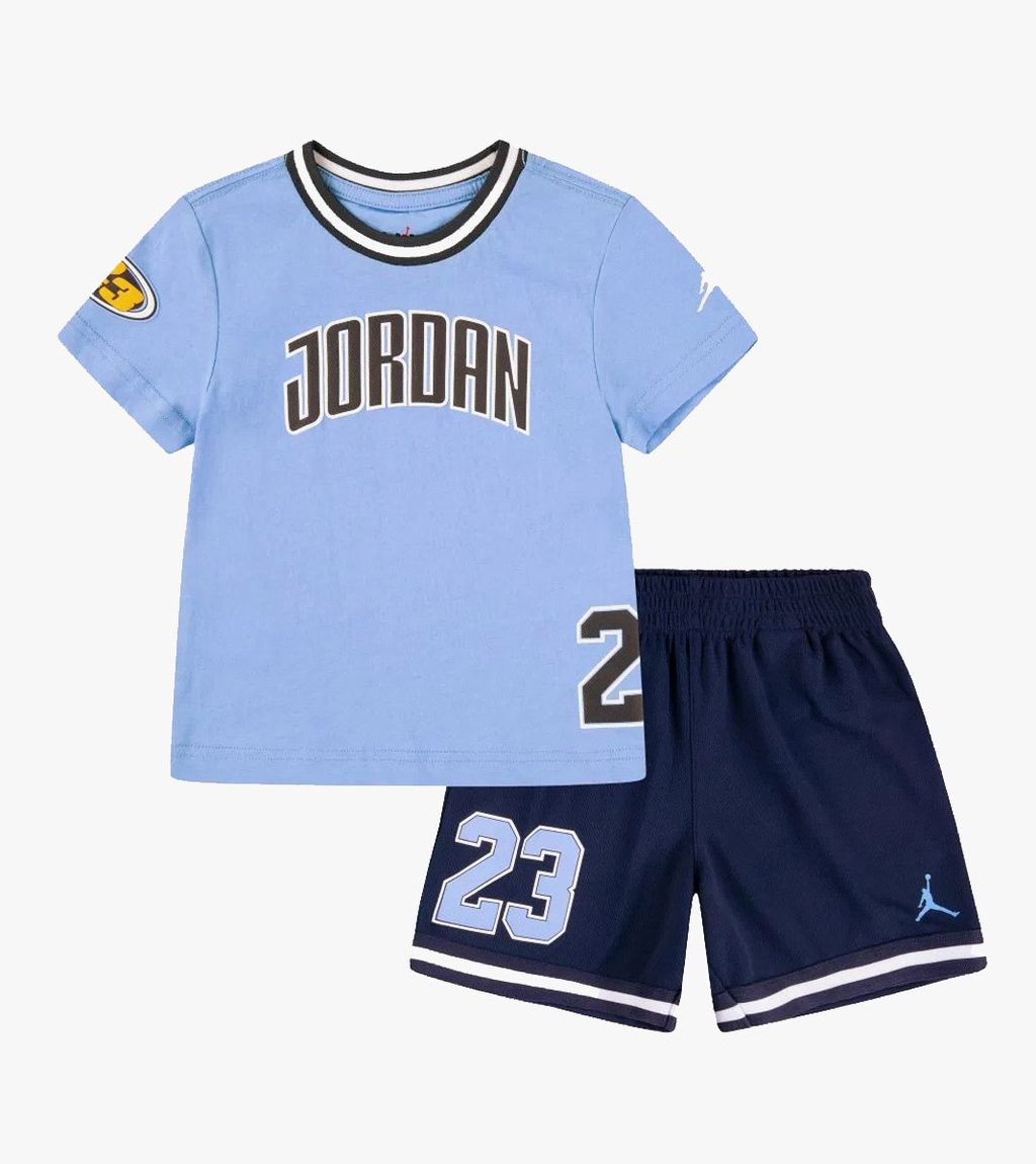 Blått Jdb jordan play-off mesh short