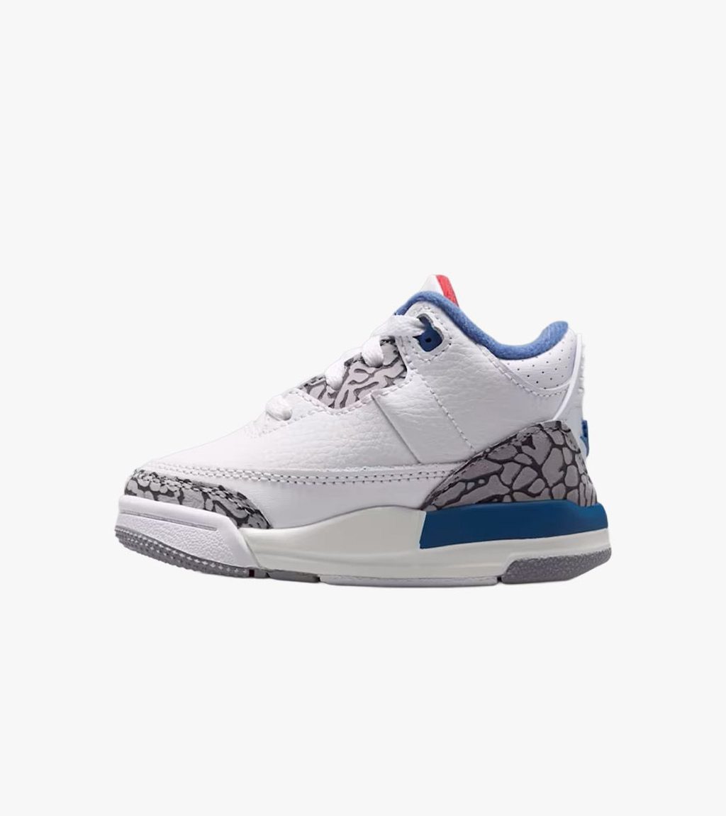 Valge Jordan 3 retro (td)