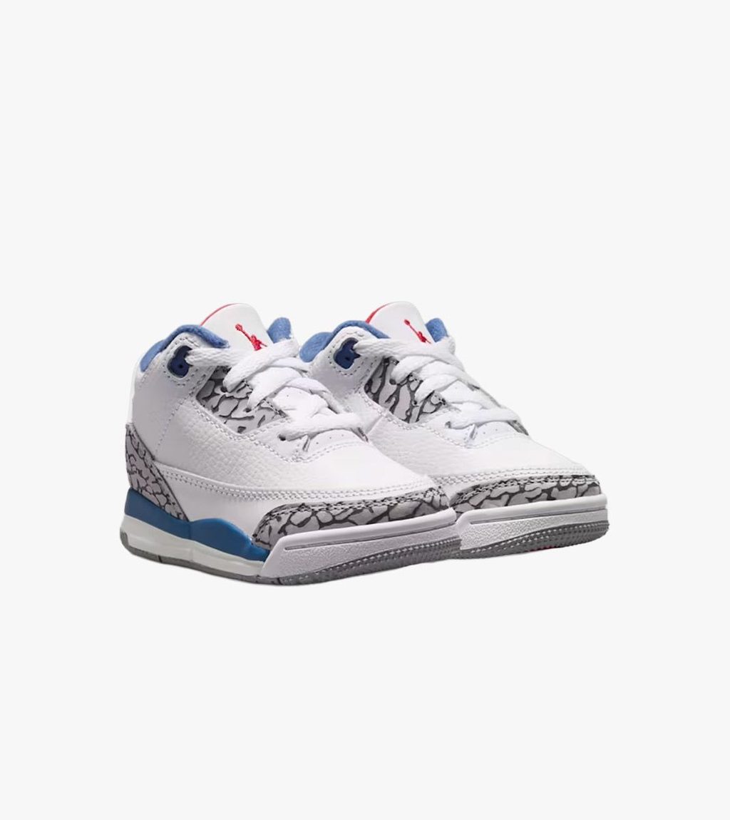 Valge Jordan 3 retro (td)
