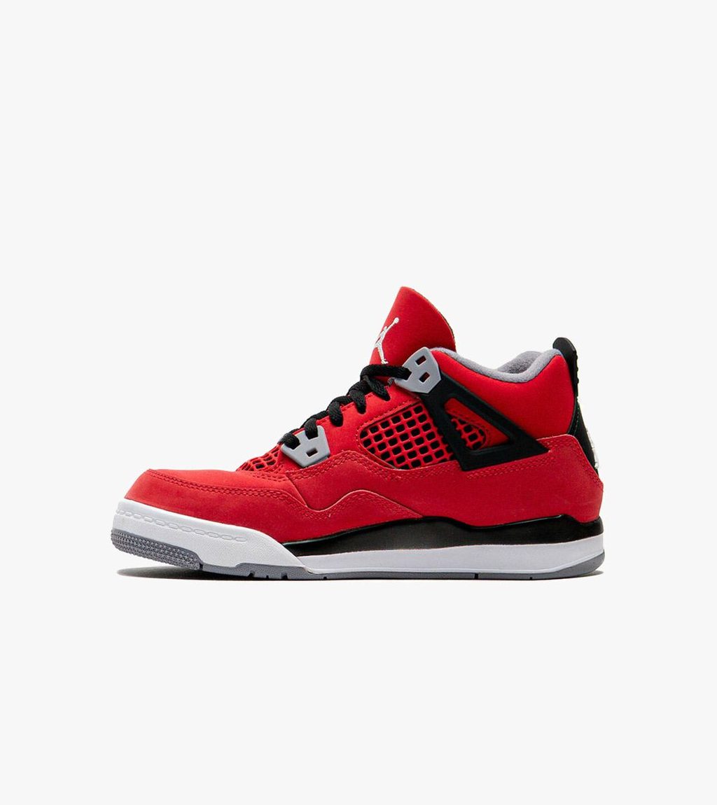 Punane Jordan 4 retro (ps)