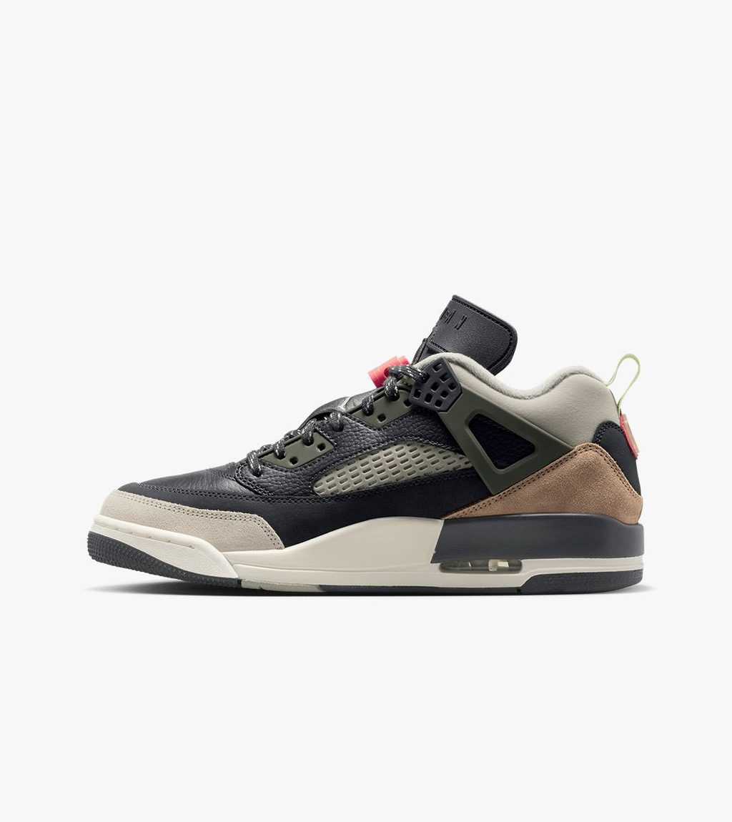 Svart Jordan spizike low