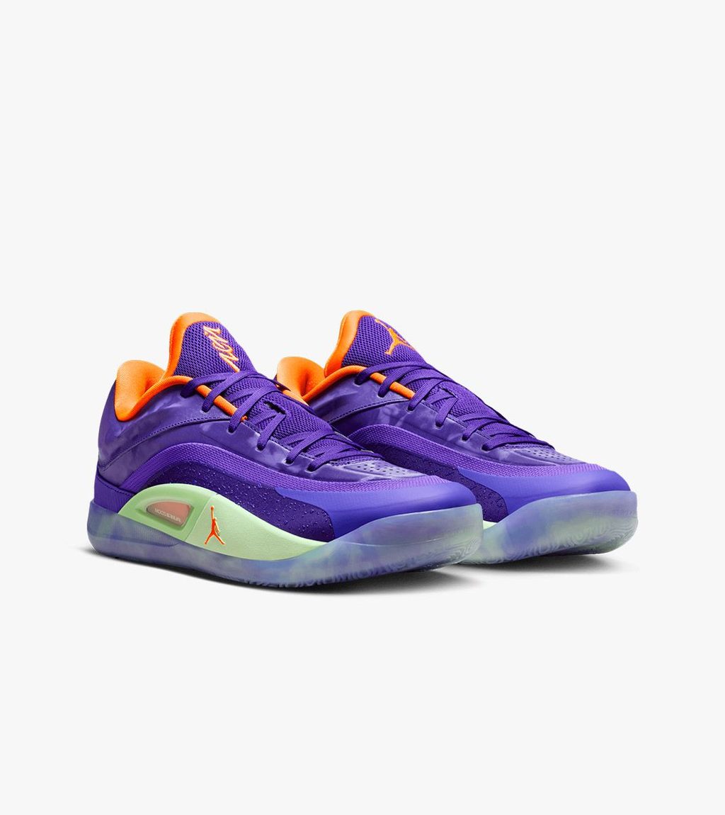 Flerfärgad Jordan zion 4
