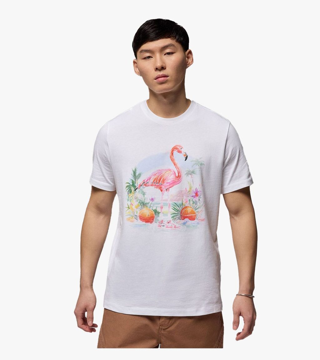Multicolor M J FLT ESS FLMNGO SS CREW