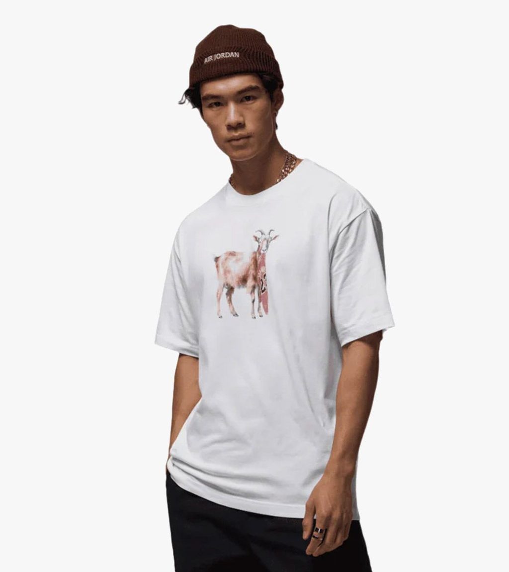 Valkoinen M J NC GOAT SS CREW