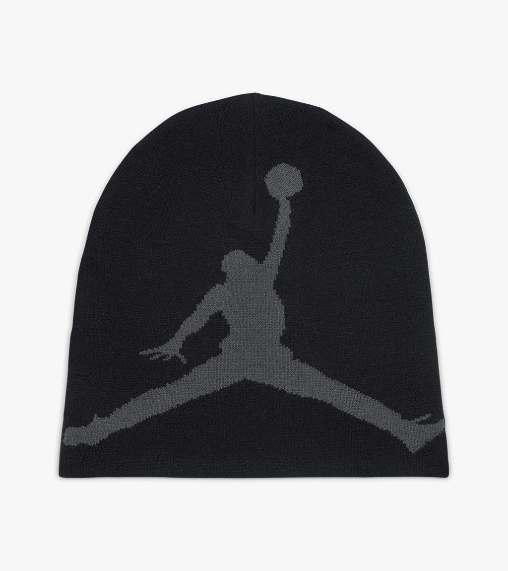 Black U J PEAK BEANIE BRK BL GX