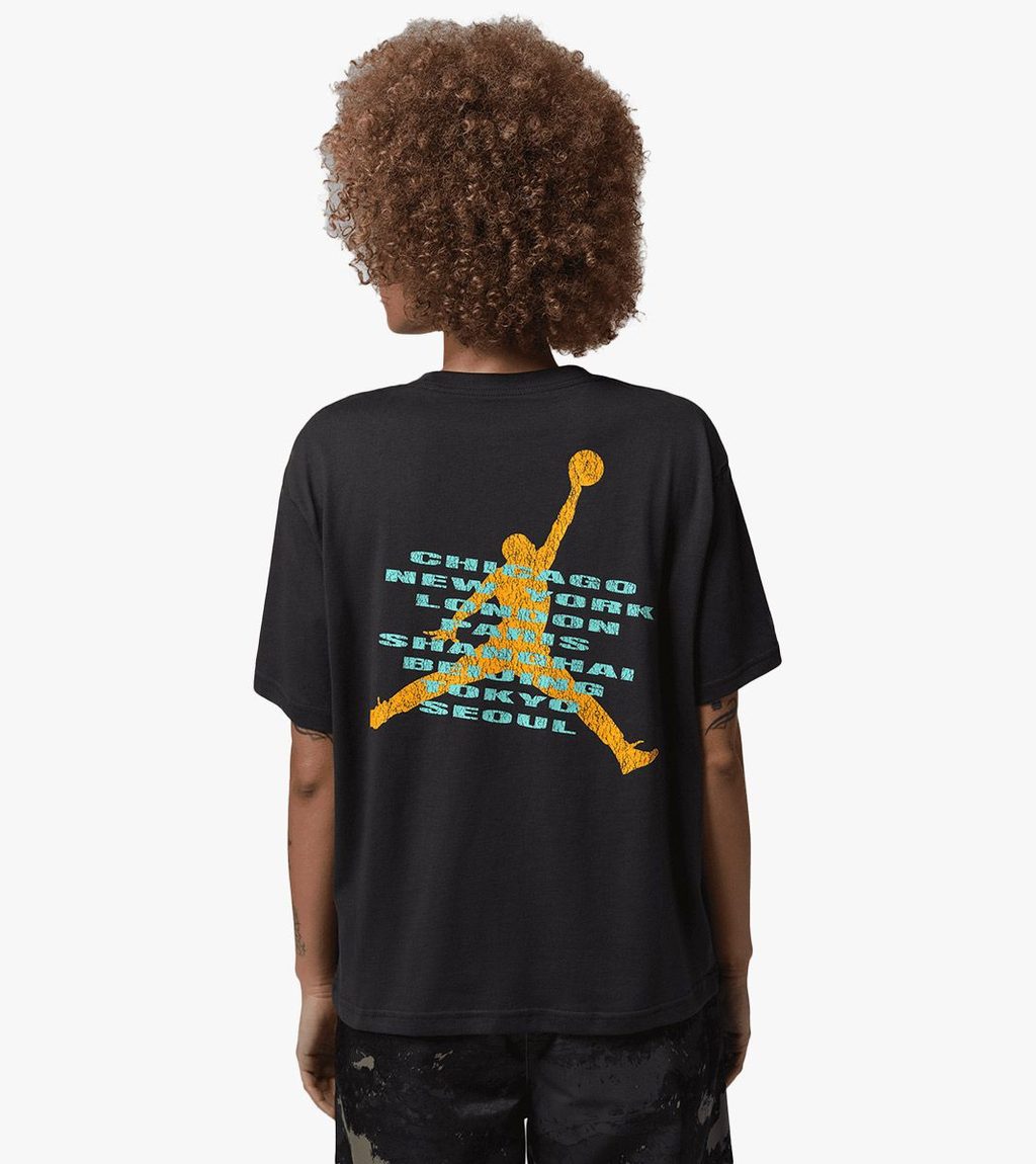 Flerfärgad W j brk ss gf gfx tee wt
