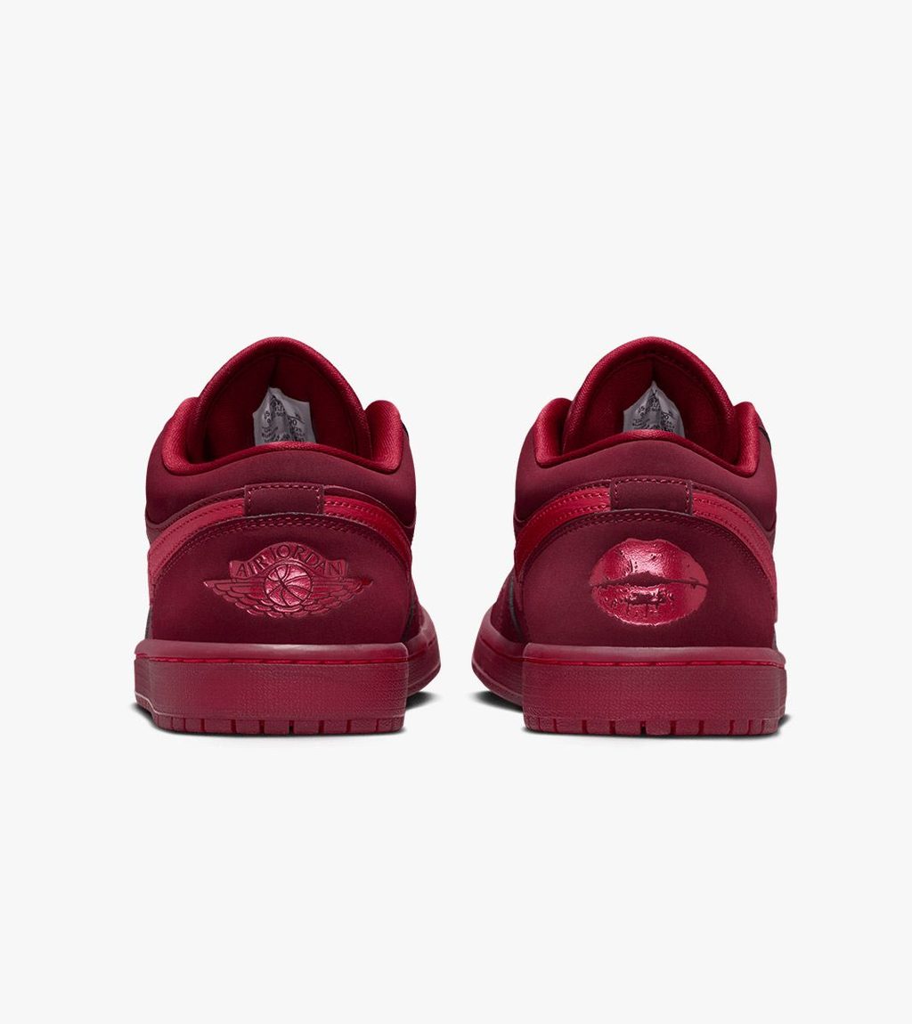 Rött Wmns air jordan 1 low se
