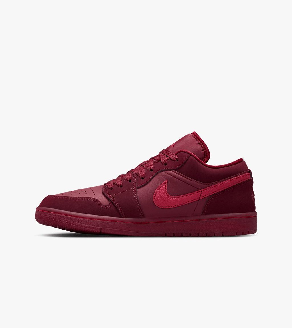 Rött Wmns air jordan 1 low se