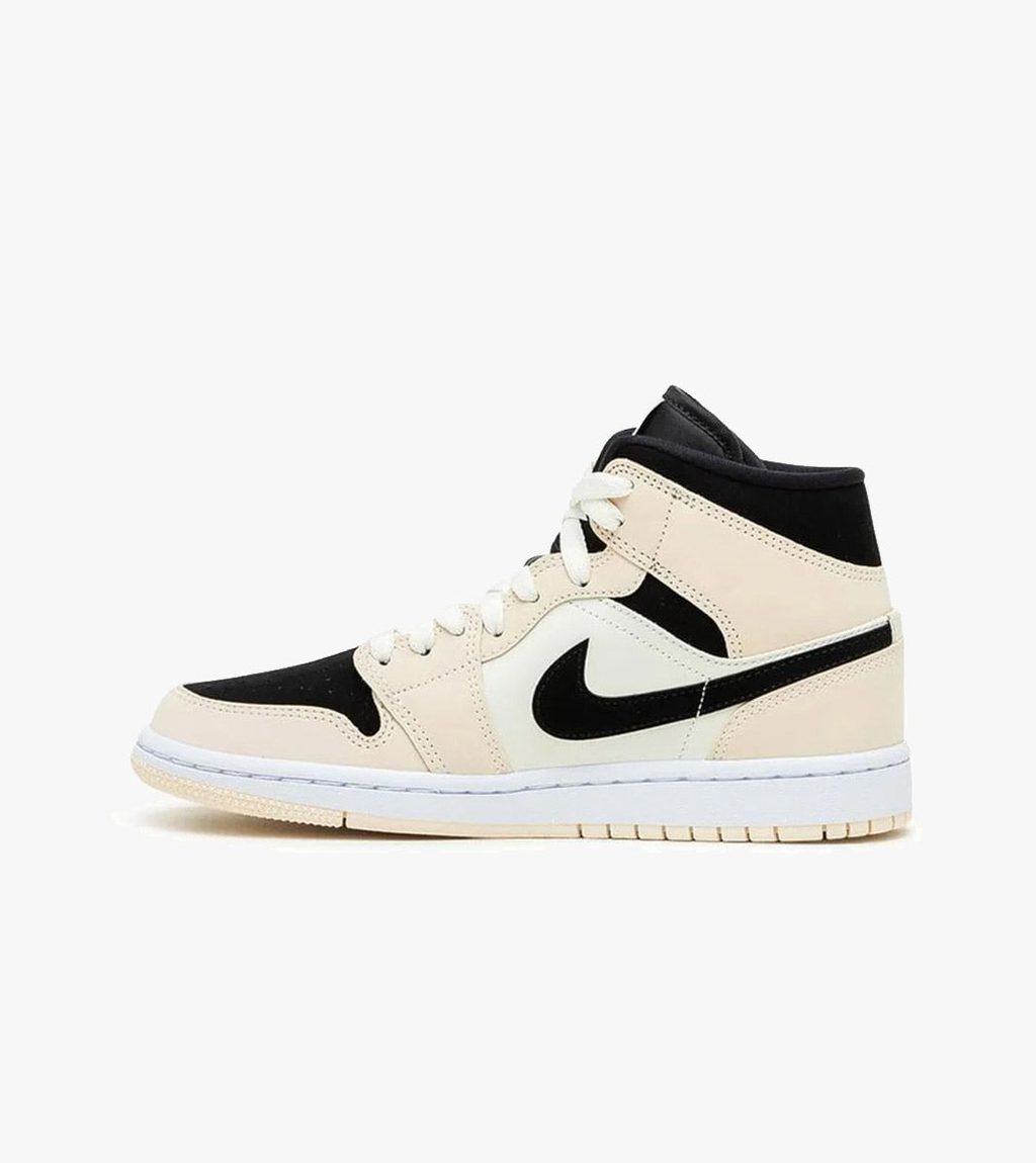 Beige Wmns air jordan 1 mid