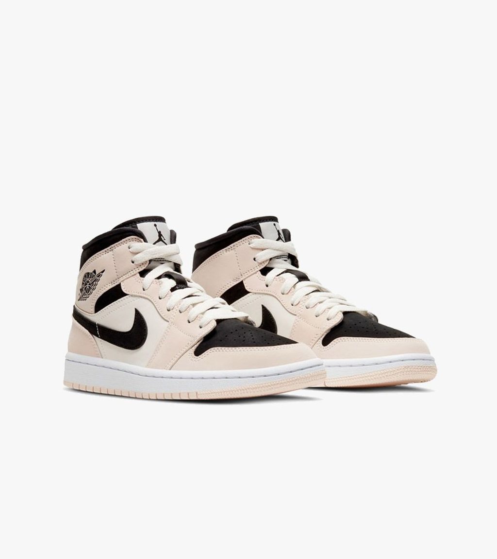 Beige Wmns air jordan 1 mid