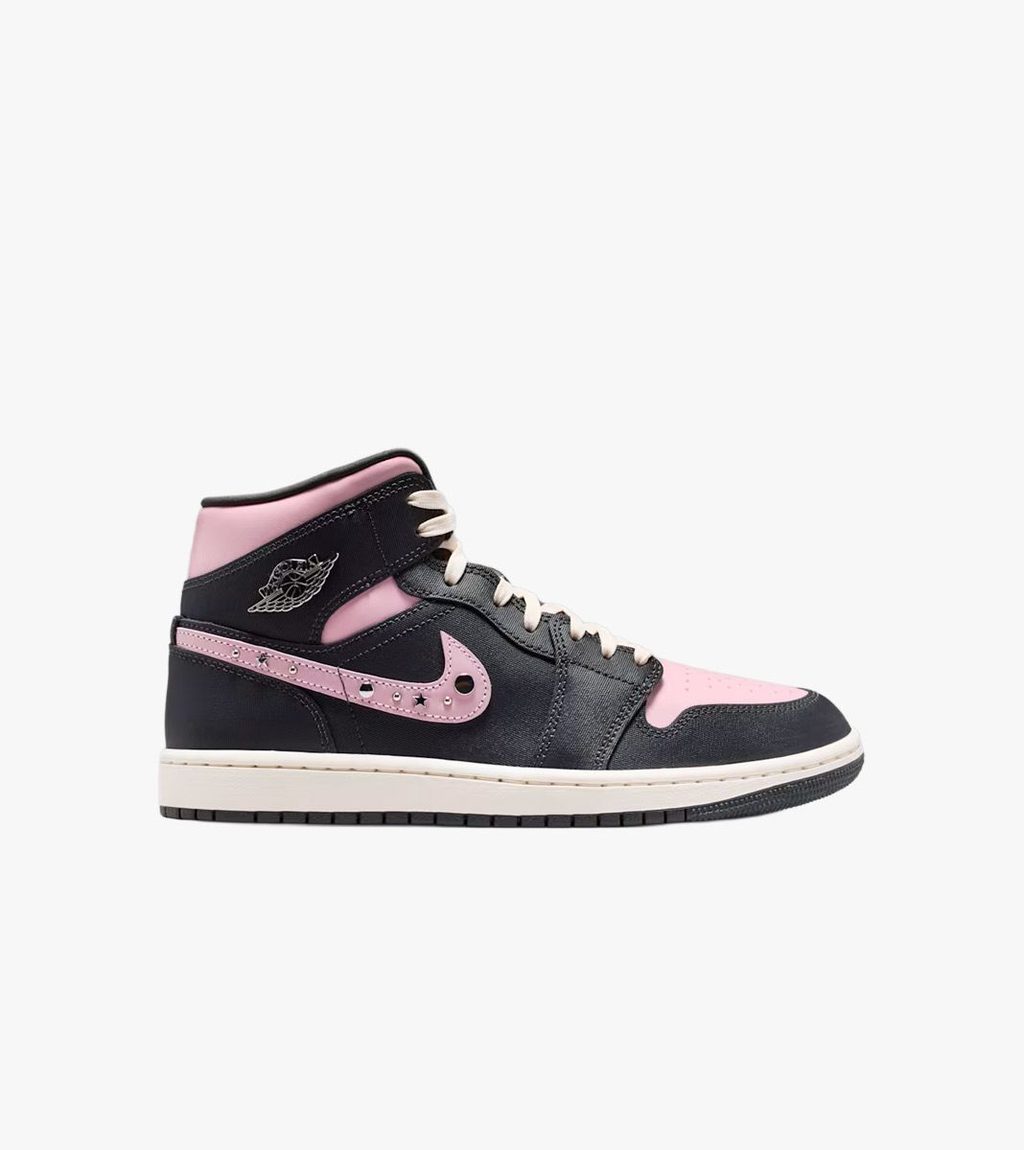 Svart Wmns air jordan 1 mid se