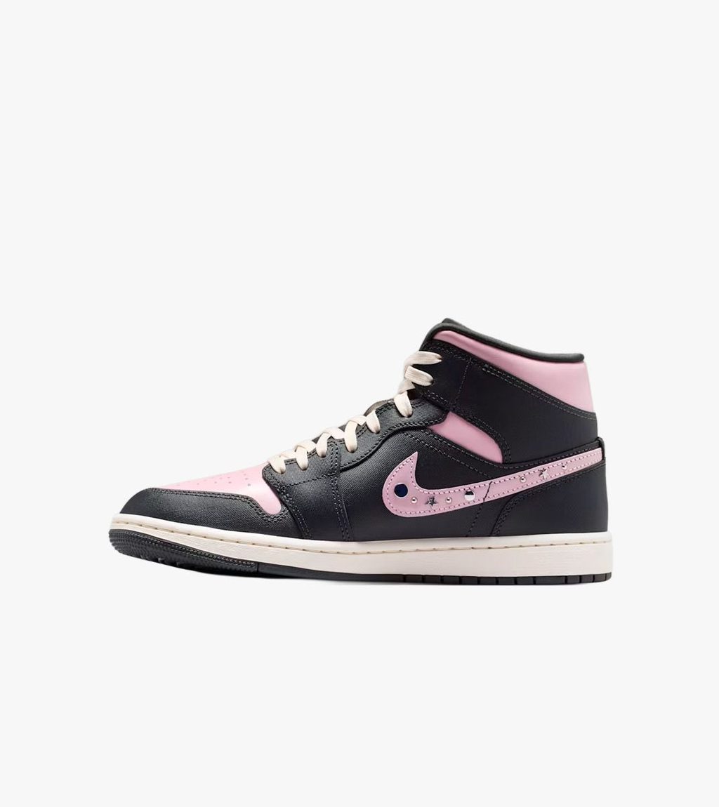 Svart Wmns air jordan 1 mid se