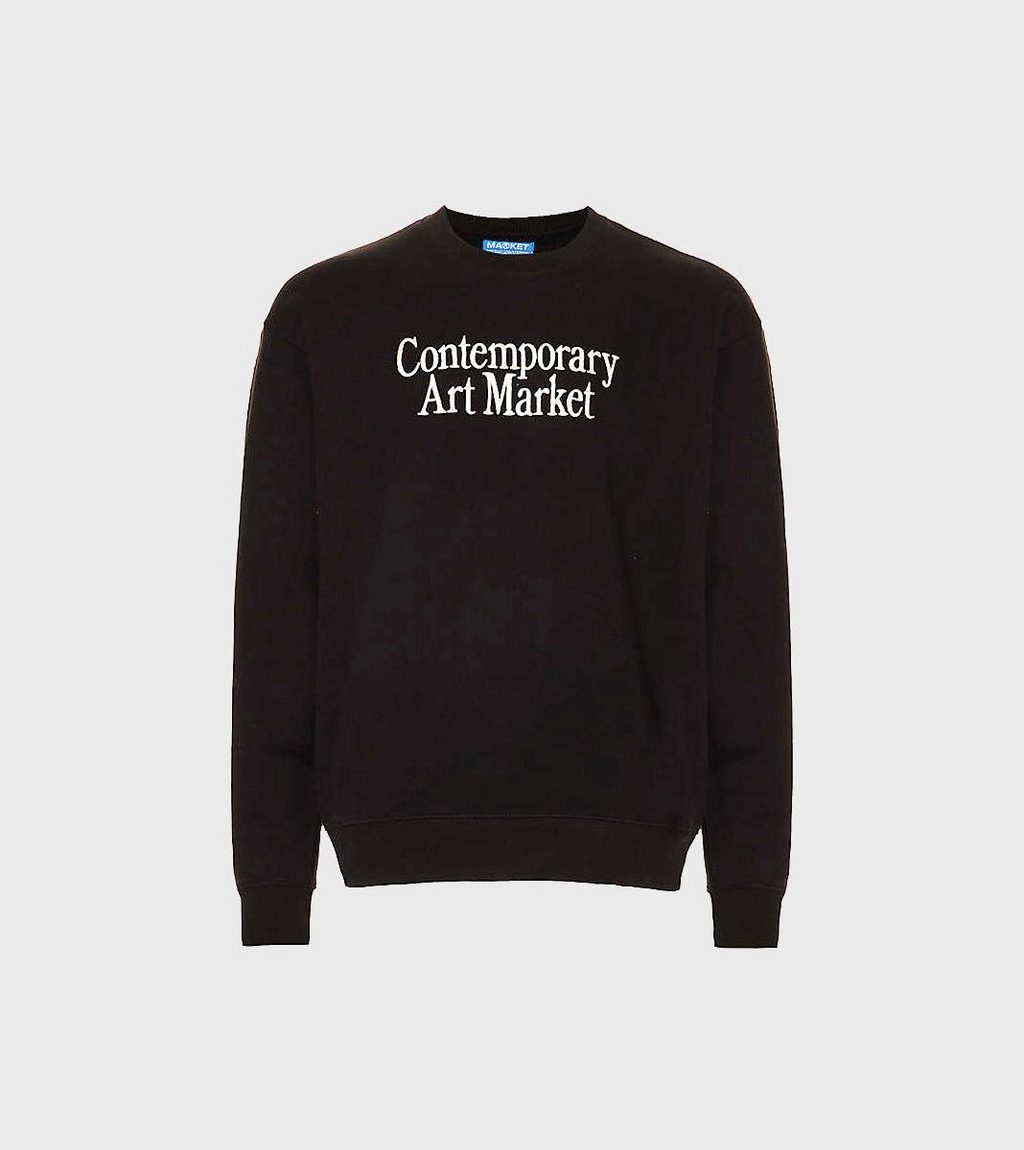 Must Contemporary art market crewneck sweatshirt