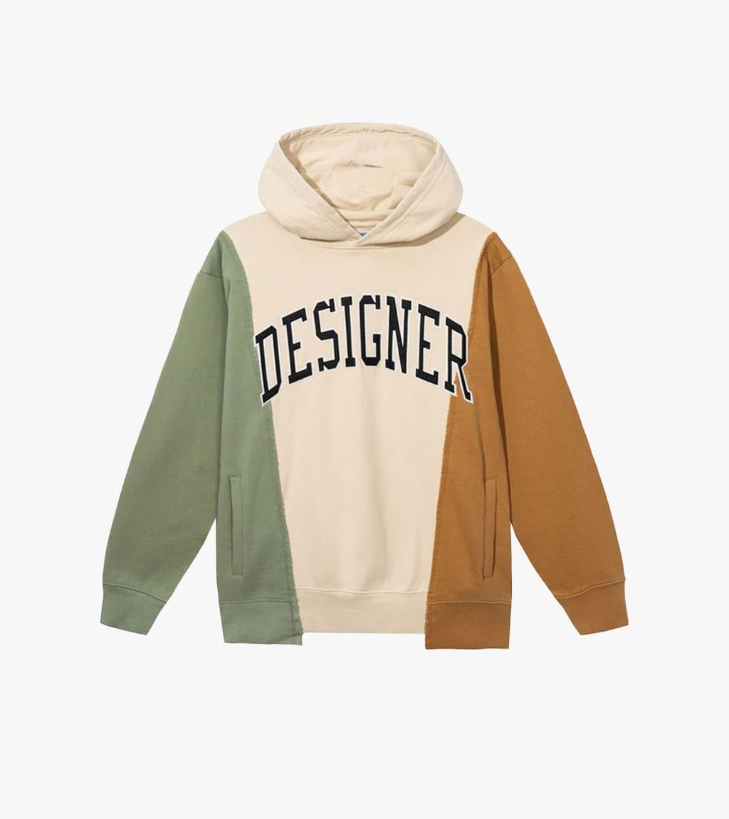 Roheline Designer panel hoodie