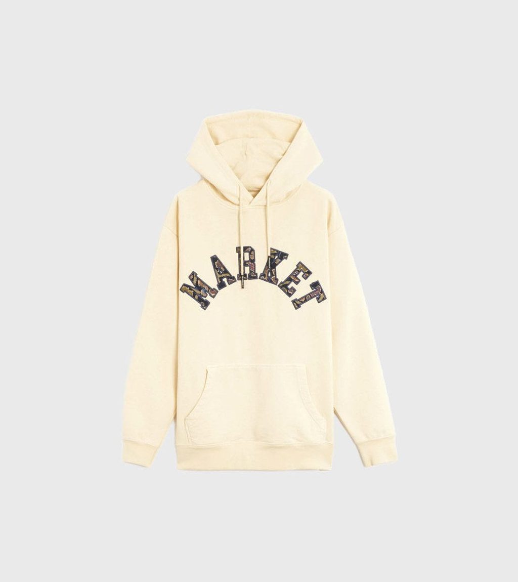Vaaleanruskea Rug dealer throwback arc hoodie