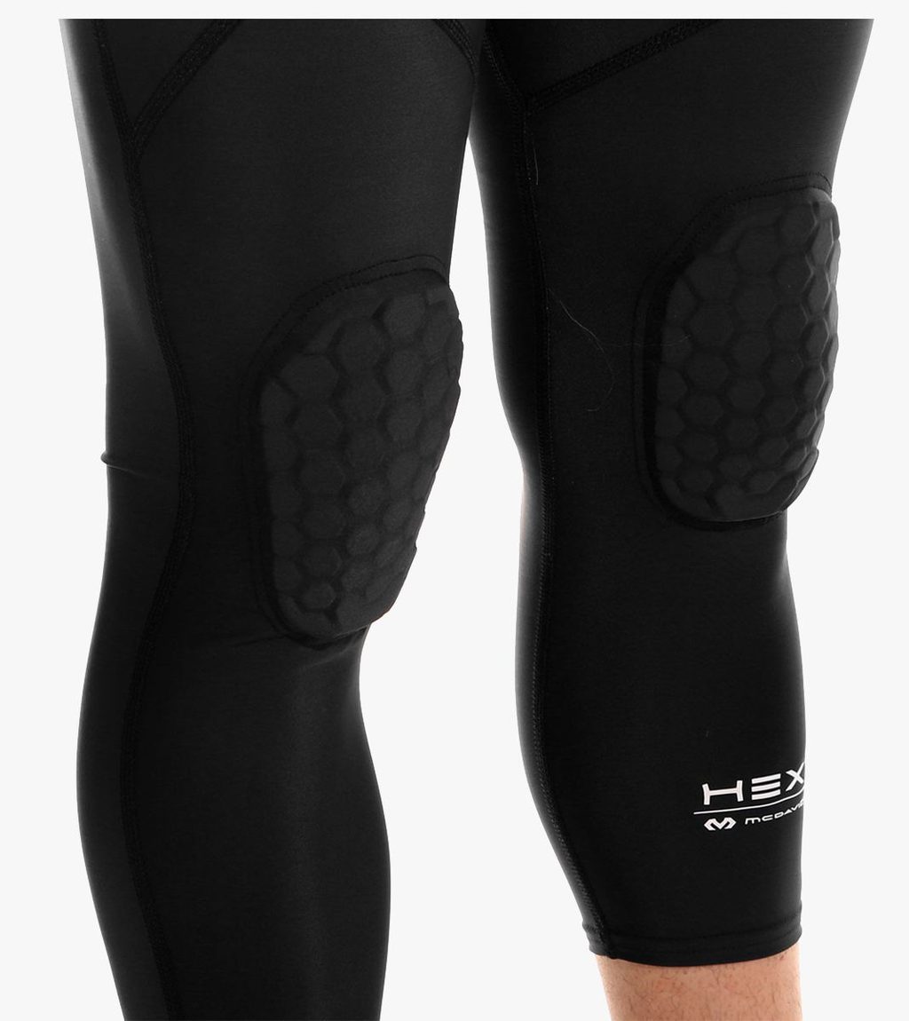 Svart Hex tight with knee pads 3/4