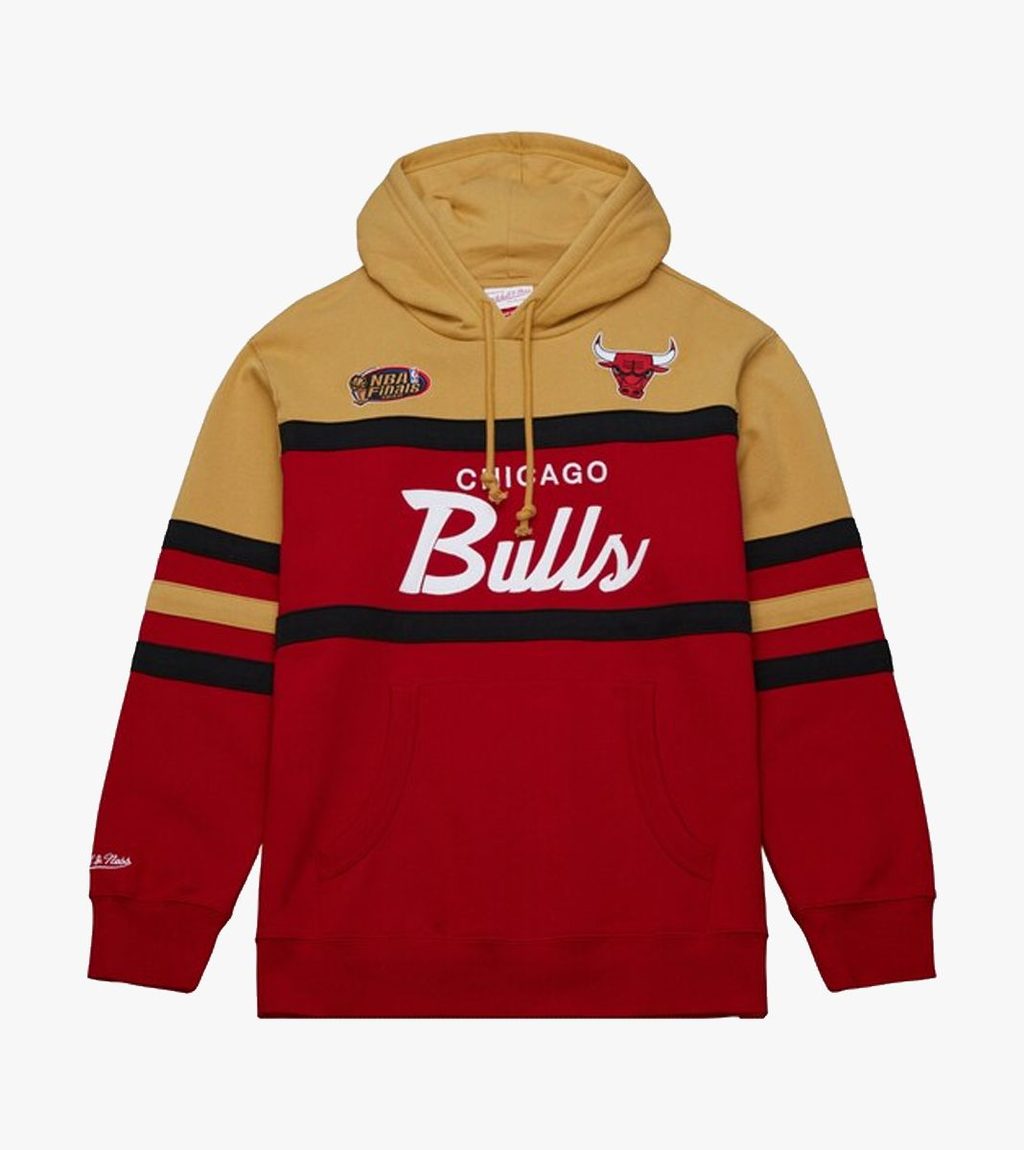 Punane Nba head coach hoodie bulls