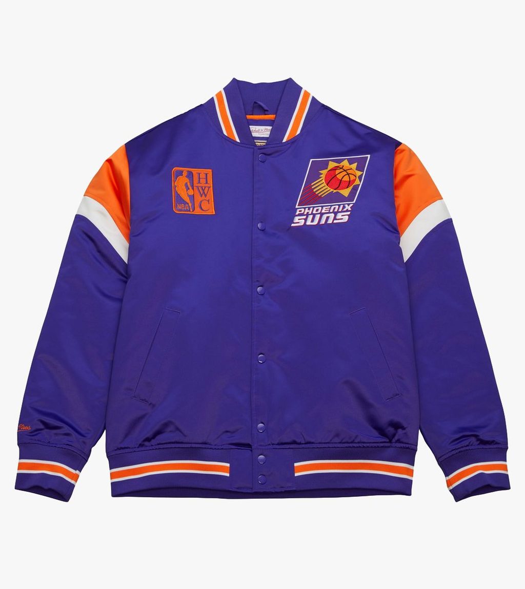 Violetinė Nba heavyweight satin jacket suns