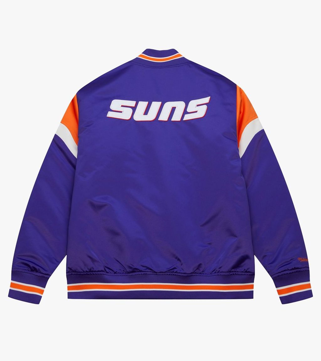 Violetinė Nba heavyweight satin jacket suns