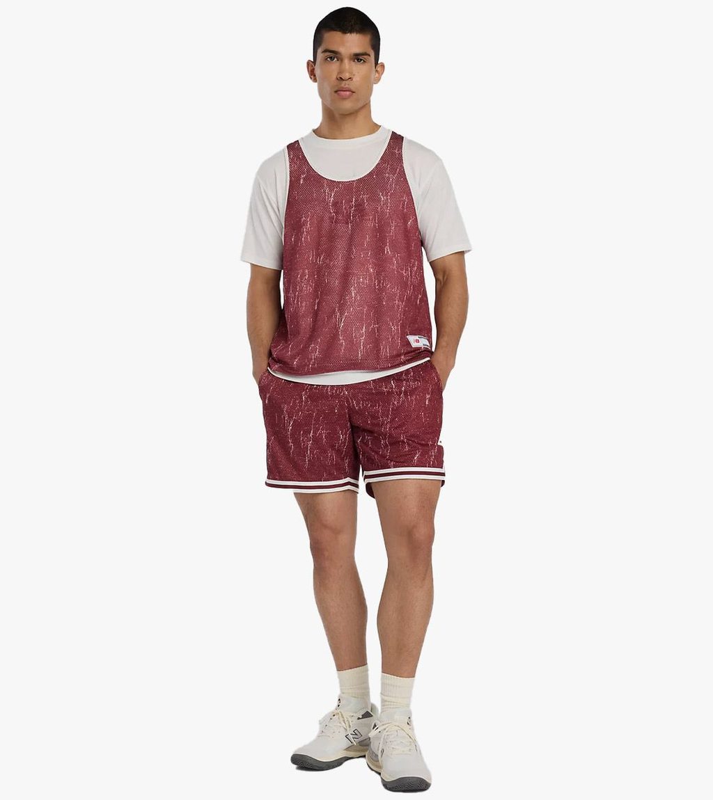 Punainen IN GAME PRINTED 7" MESH SHORT