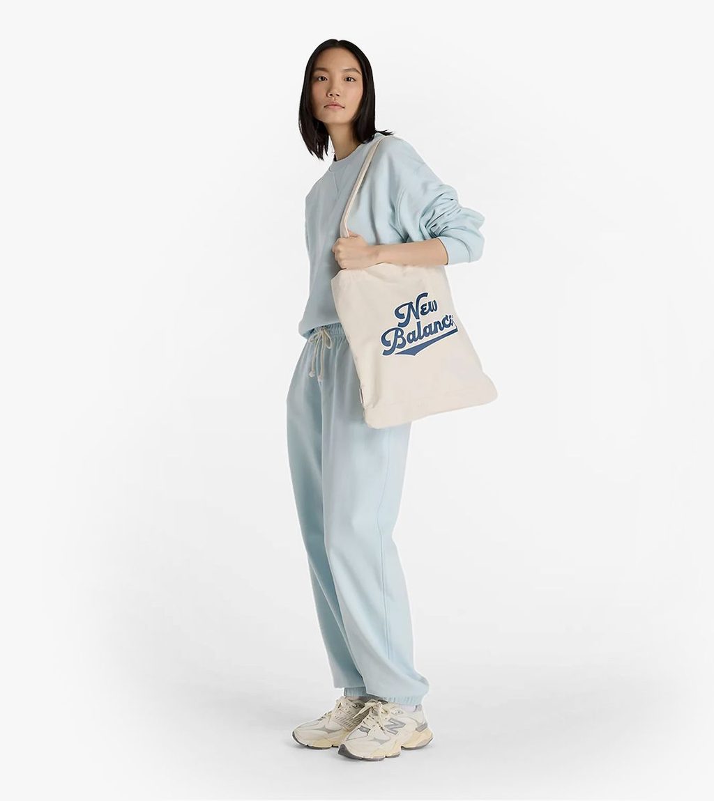Blått Athletics french terry jogger