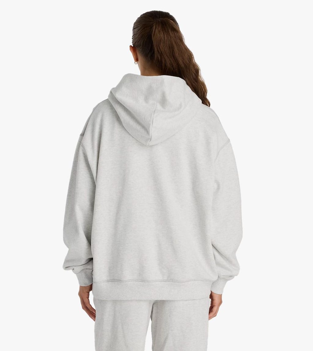 Grey ATHLETICS FRENCH TERRY LOGO HOODIE