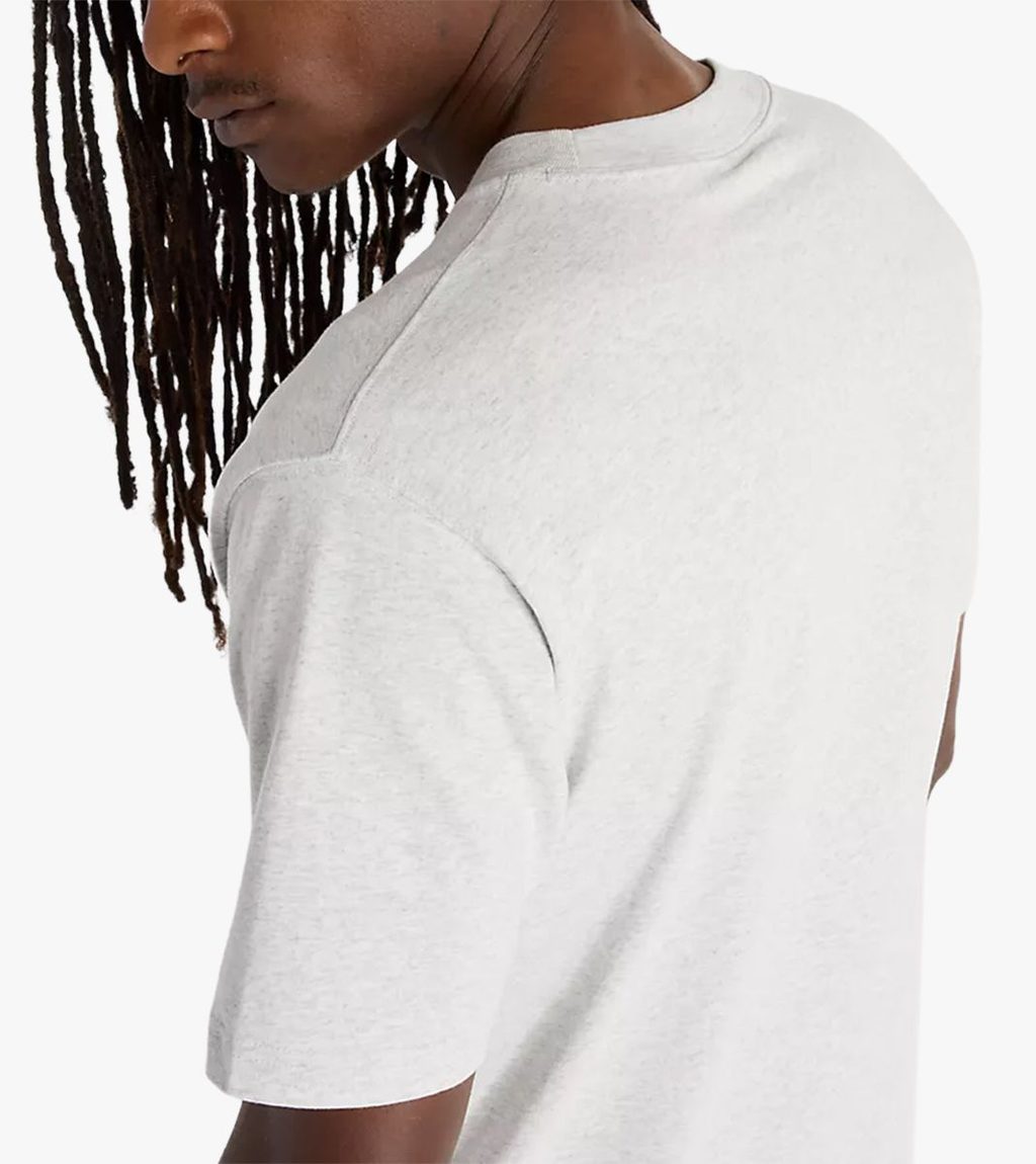 Grått Athletics logo t-shirt