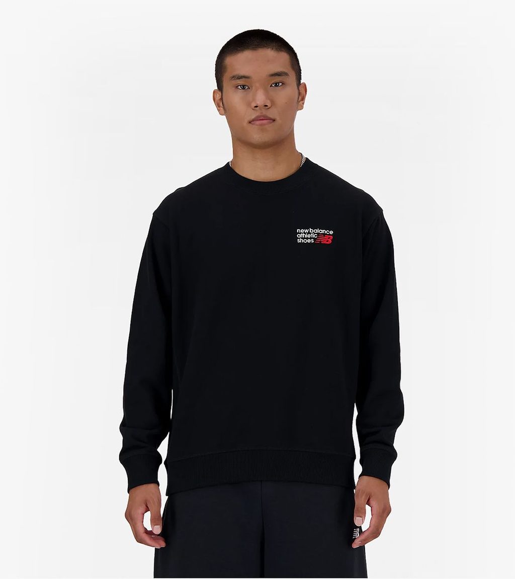 Black ATHLETICS PREMIUM LOGO CREW