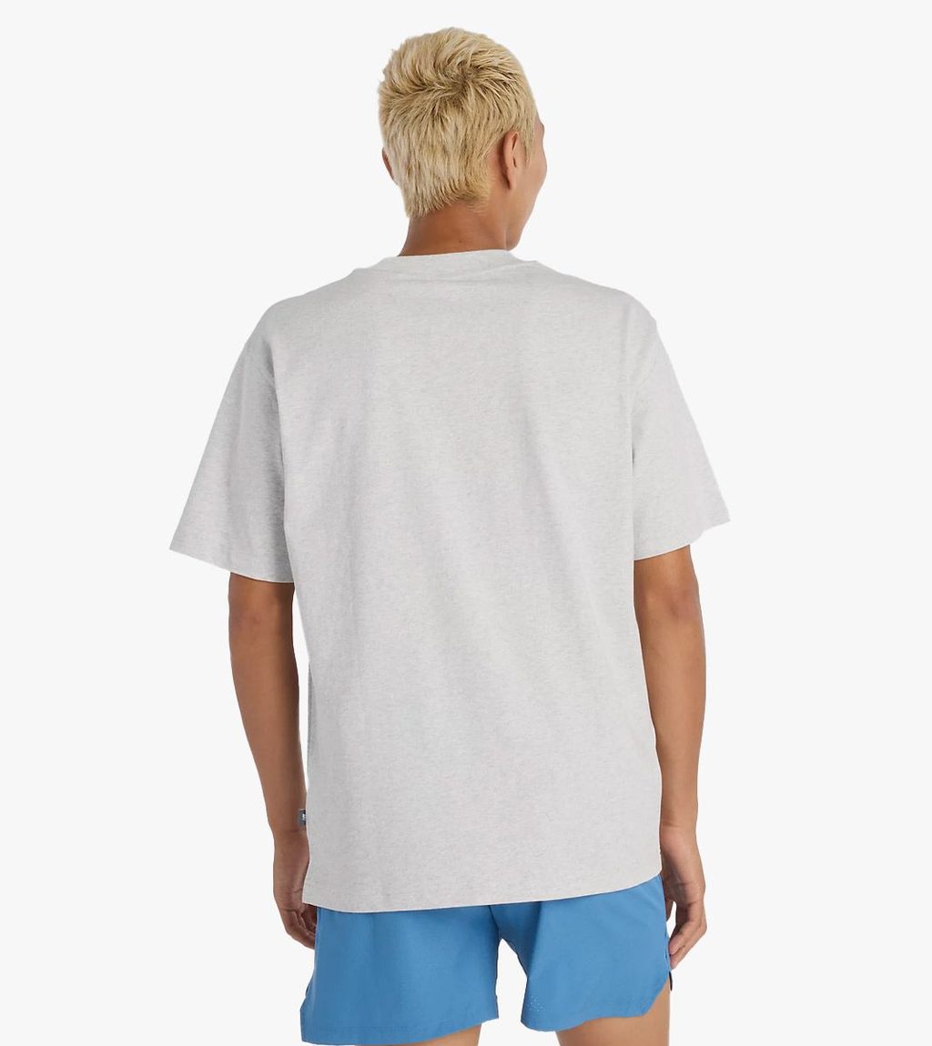 Grått Athletics premium logo t-shirt