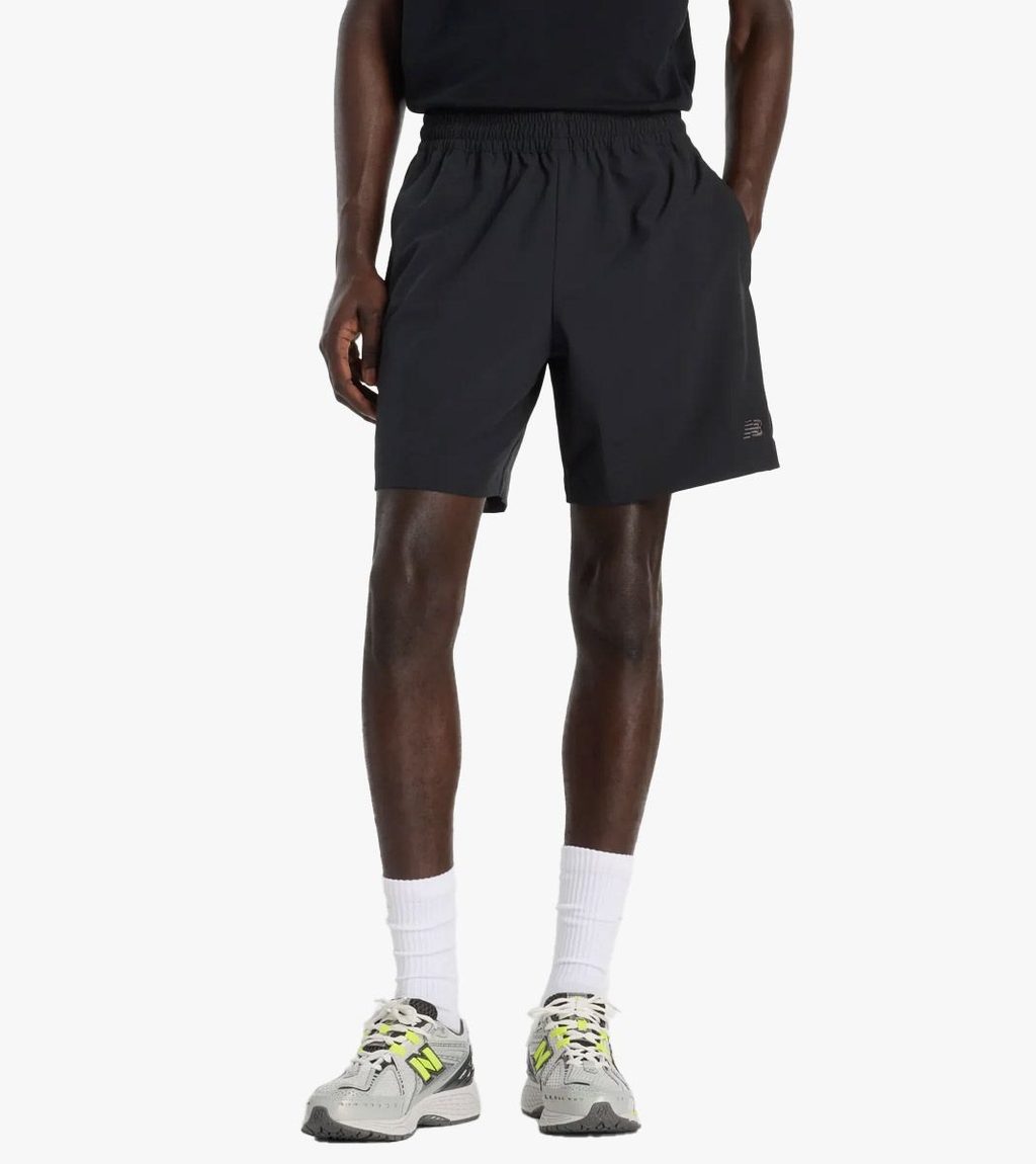 Black ATHLETICS STRETCH WOVEN SHORT 7"