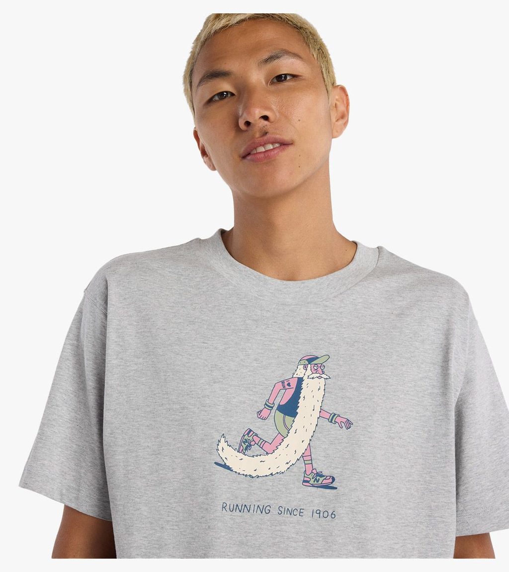 Hall Bearded runner t-shirt